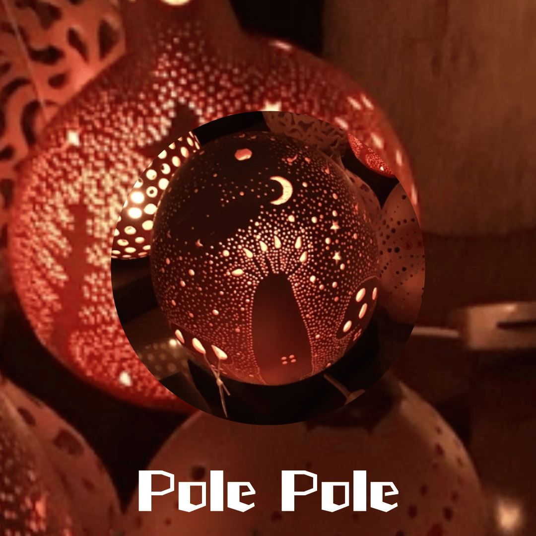 手作りのひょうたんらんぷが人気！Pole Pole (ポレポレ)のオリジナル照明器具