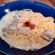 【アサリとトリュフのクリームパスタ